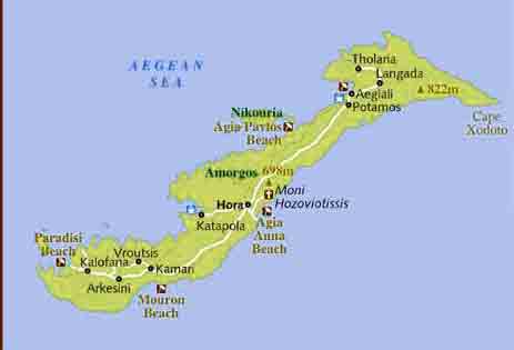 Amorgos maps